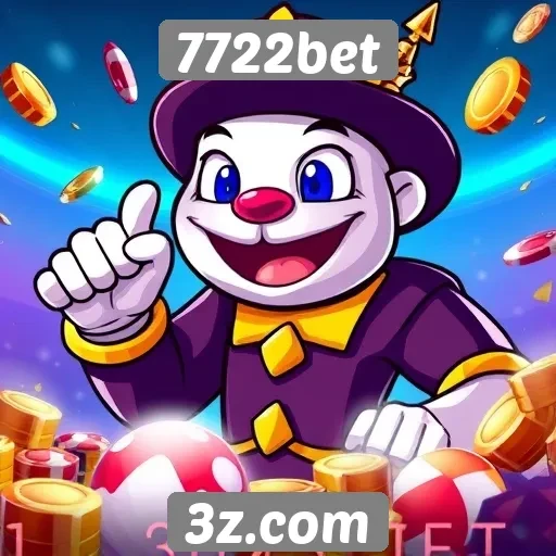 Site 7722bet oferece variedade de jogos online
