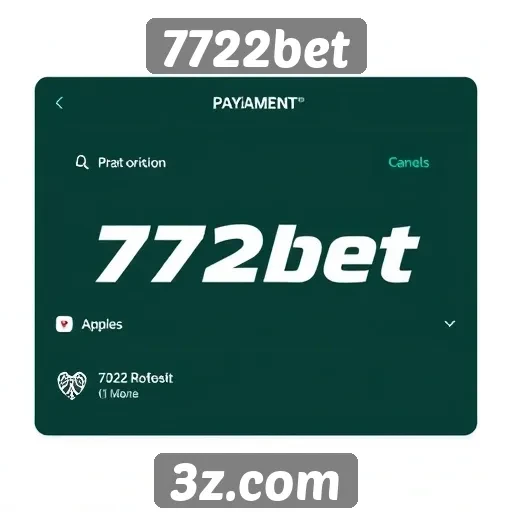 Opções de pagamento disponíveis no 7722bet